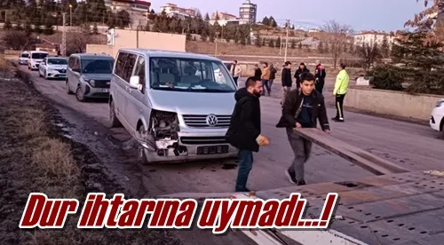 Dur ihtarına uymadı…!