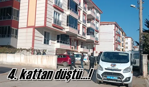 4. kattan düştü…!