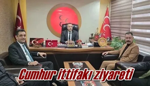 Cumhur ittifakı ziyareti