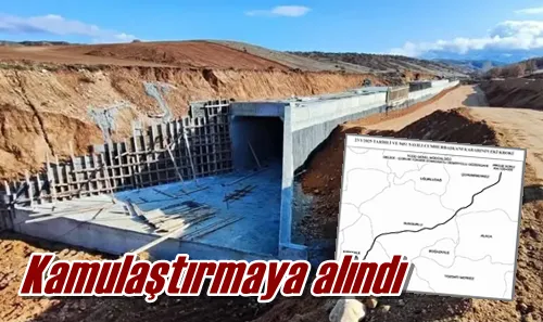 Kamulaştırmaya alındı