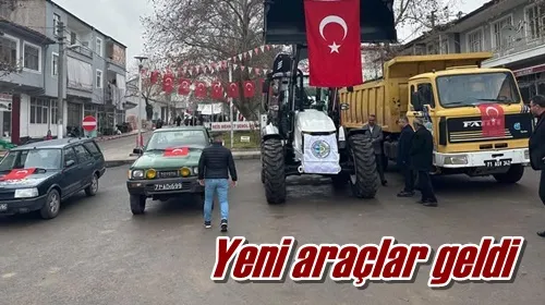 Yeni araçlar geldi