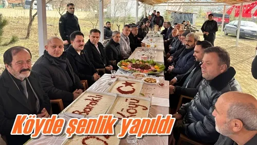 Köyde şenlik yapıldı