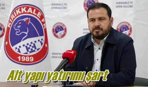 Alt yapı yatırımı şart