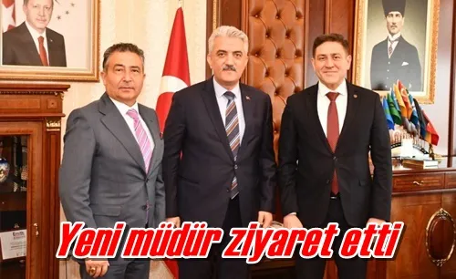 Yeni müdür ziyaret etti