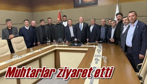 Muhtarlar ziyaret etti