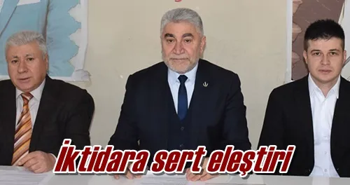 İktidara sert eleştiri