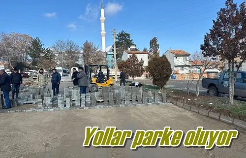 Yollar parke oluyor