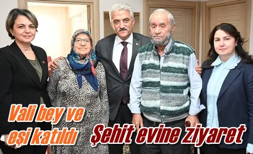 Şehit evine ziyaret
