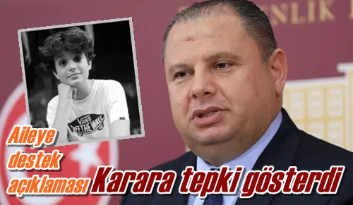 Karara tepki gösterdi