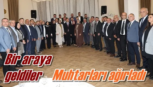 Muhtarları ağırladı