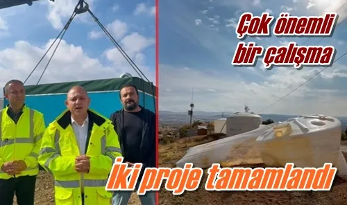 İki proje tamamlandı