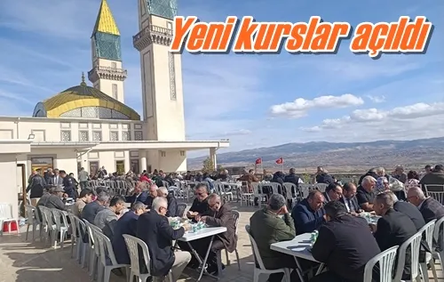 Yeni kurslar açıldı
