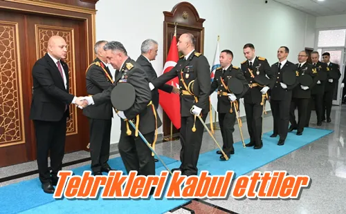 Tebrikleri kabul ettiler