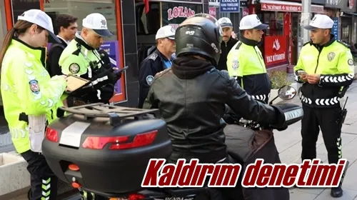 Kaldırım denetimi