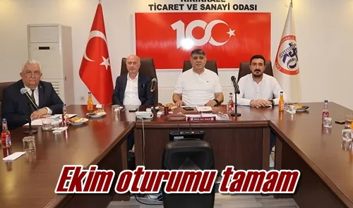 Ekim oturumu tamam