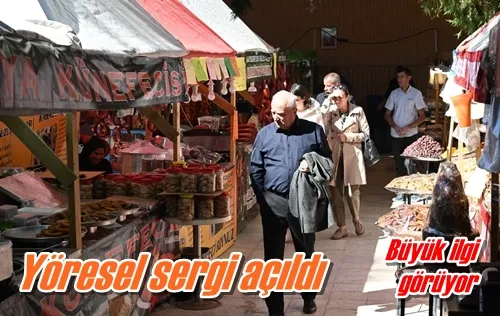 Yöresel sergi açıldı