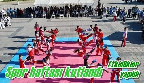 Spor haftası kutlandı