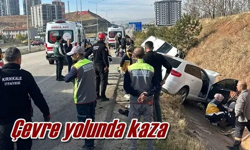 Çevre yolunda kaza
