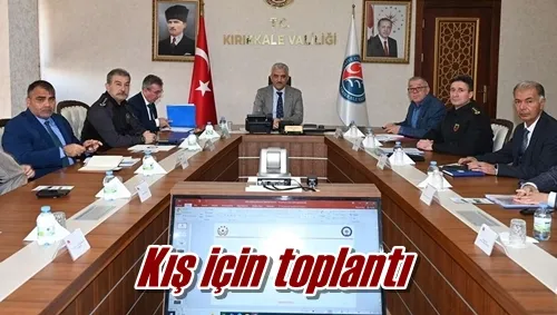 Kış için toplantı