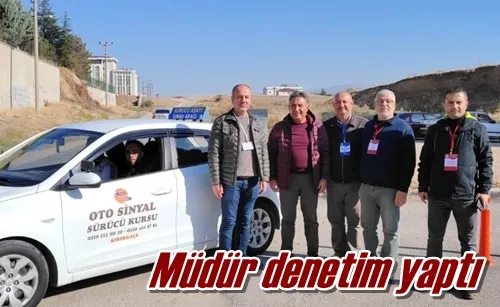 Müdür denetim yaptı