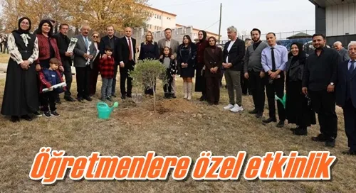 Öğretmenlere özel etkinlik