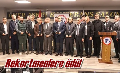 Rekortmenlere ödül