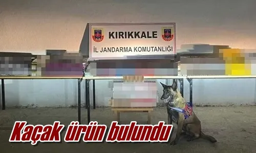 Kaçak ürün bulundu