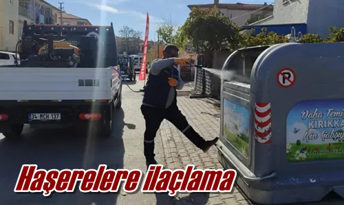 Haşerelere ilaçlama