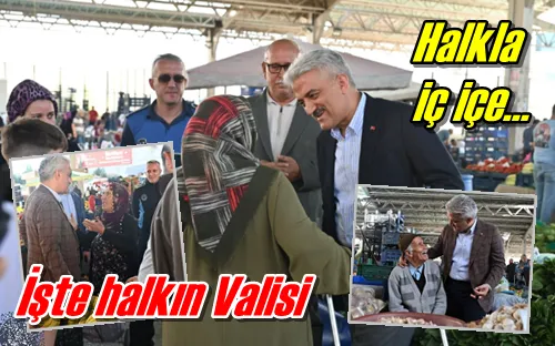 Halkla iç içe…