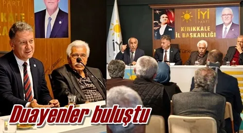 Duayenler buluştu