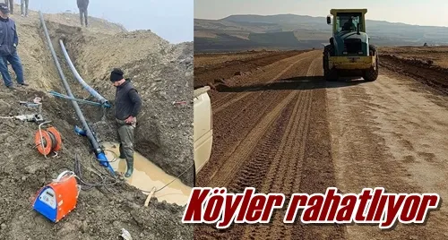 Köyler rahatlıyor