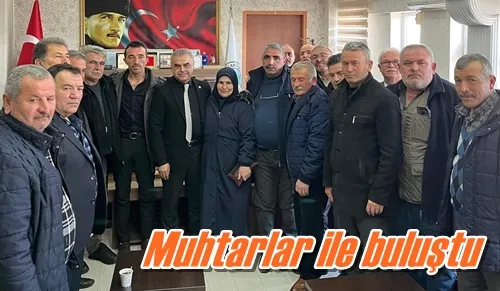 Muhtarlar ile buluştu