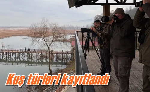 Kuş türleri kayıtlandı