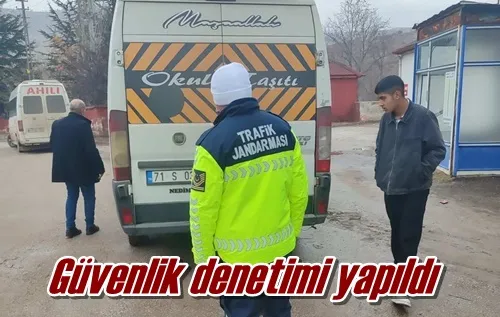 Güvenlik denetimi yapıldı