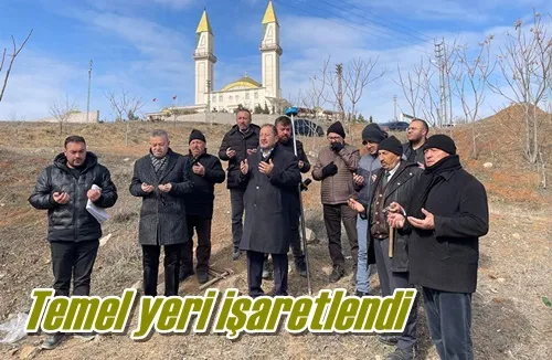 Temel yeri işaretlendi