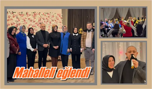 Mahalleli eğlendi