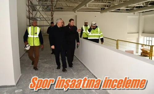 Spor inşaatına inceleme