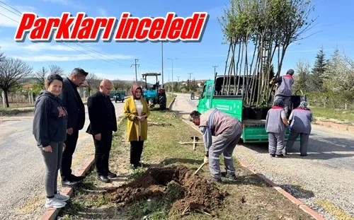 Parkları inceledi