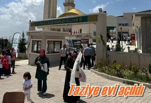 Taziye evi açıldı