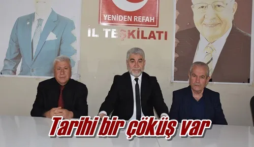 Tarihi bir çöküş var