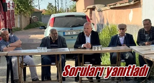Soruları yanıtladı