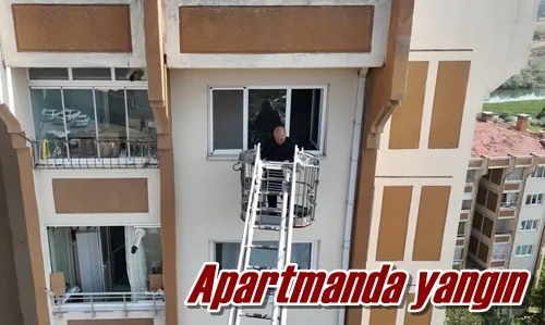 Apartmanda yangın