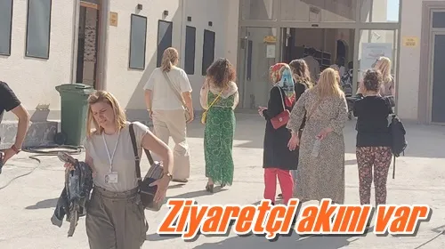 Ziyaretçi akını var