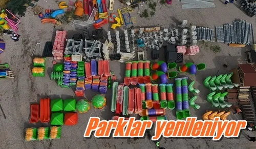 Parklar yenileniyor