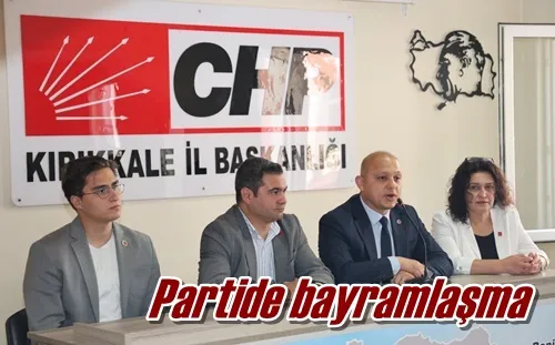Partide bayramlaşma