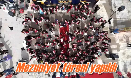 Mezuniyet töreni yapıldı