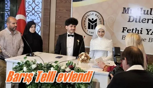 Barış Telli evlendi
