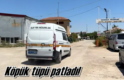 Köpük tüpü patladı!