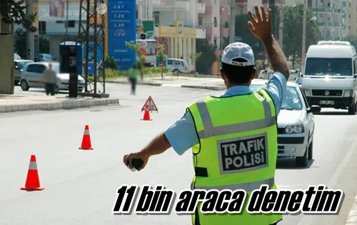 11 bin araca denetim