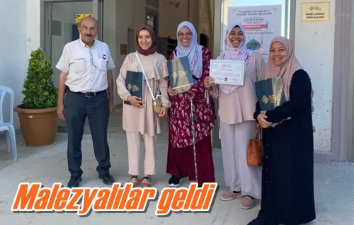 Malezyalılar geldi